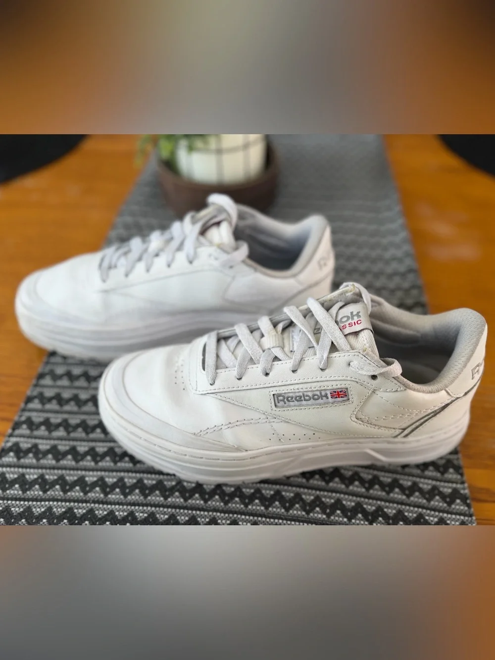 Reebok Women’s Classic White Leather Sneakers